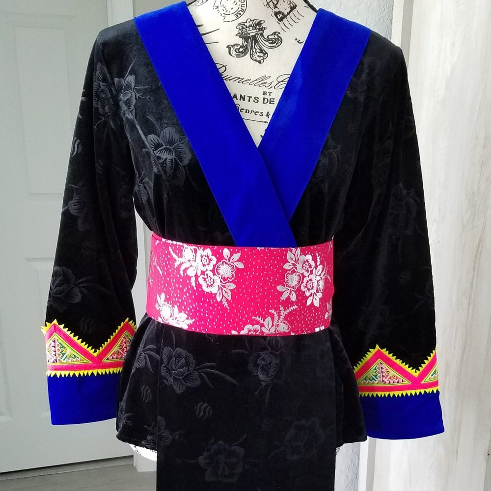 Hmong Modern Simple Handmade Outfit 38